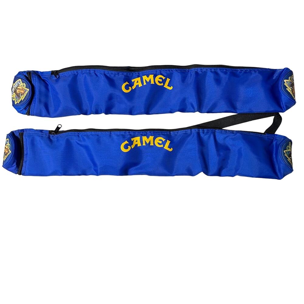 Vintage Joe Camel Smooth Character Pool Stick Carriers Lot of 2